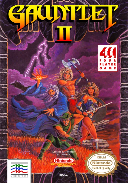 Gauntlet II (NES) Box Art & Cover