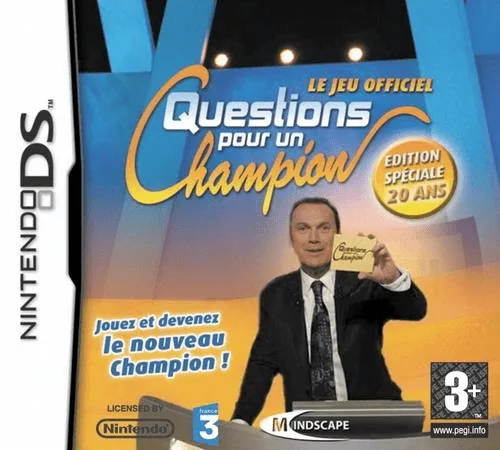 Questions pour un Champion - Le Jeu Officiel - Edition Speciale 20 Ans (DS) Box Art & Cover