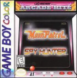 Midway presents Arcade Hits - Moon Patrol & Spy Hunter (GBC) Box Art & Cover
