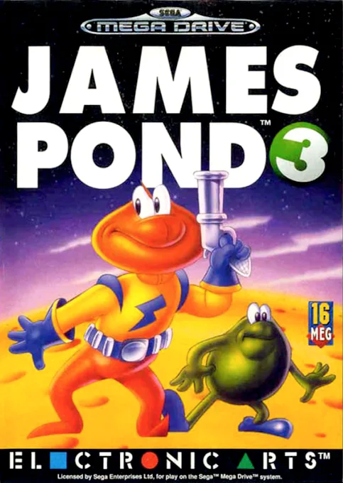 James Pond 3 (MD) Box Art & Cover