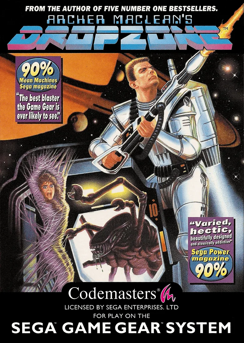 드롭존 (GAME GEAR) Box Art & Cover