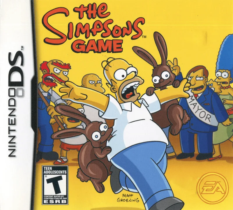 Simpson, Los - El Videojuego (DS) Box Art & Cover