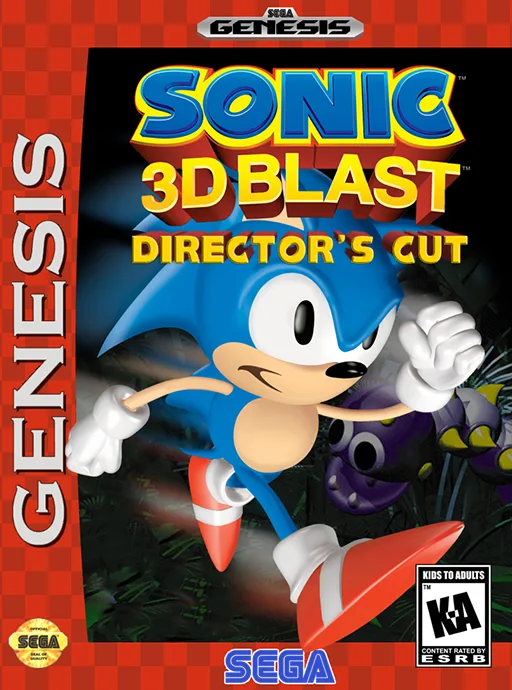 Sonic 3D Blast - Director's Cut (MD) Box Art & Cover