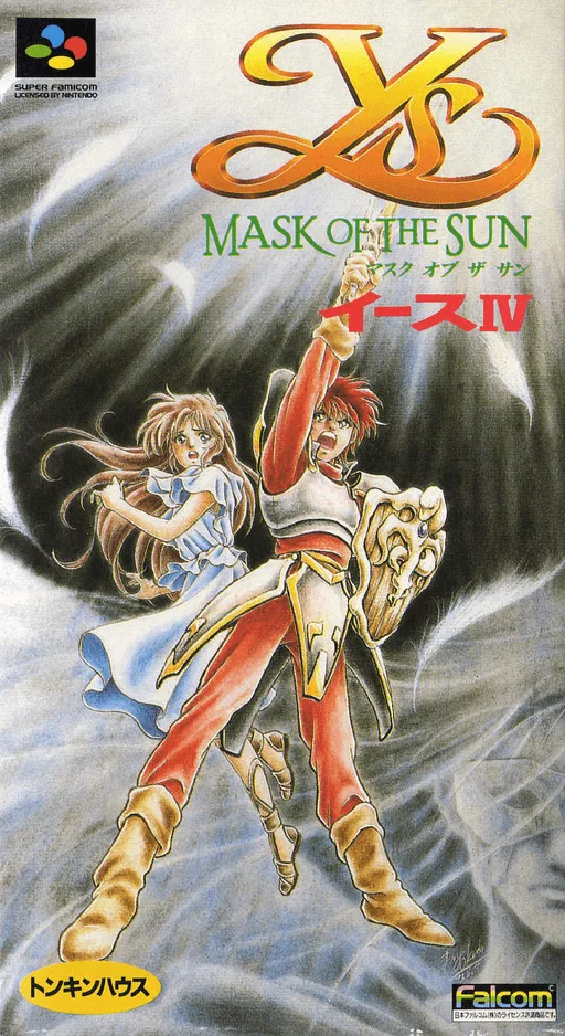 Ys IV - Mask of the Sun (SNES) Box Art & Cover