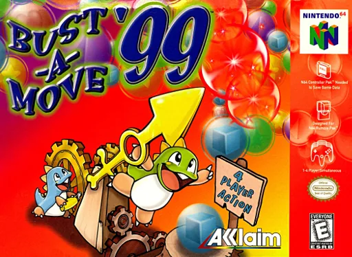 Bubble Dragon '99 (N64) Box Art & Cover