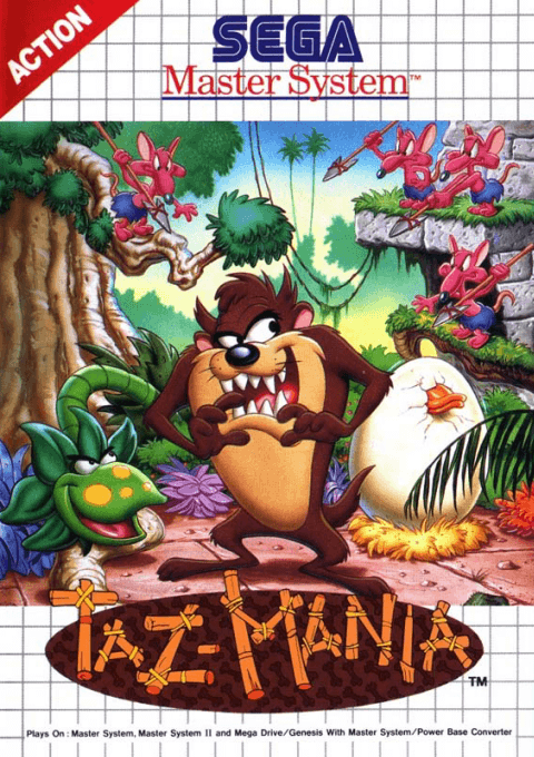 Taz-Mania (SMS) Box Art & Cover