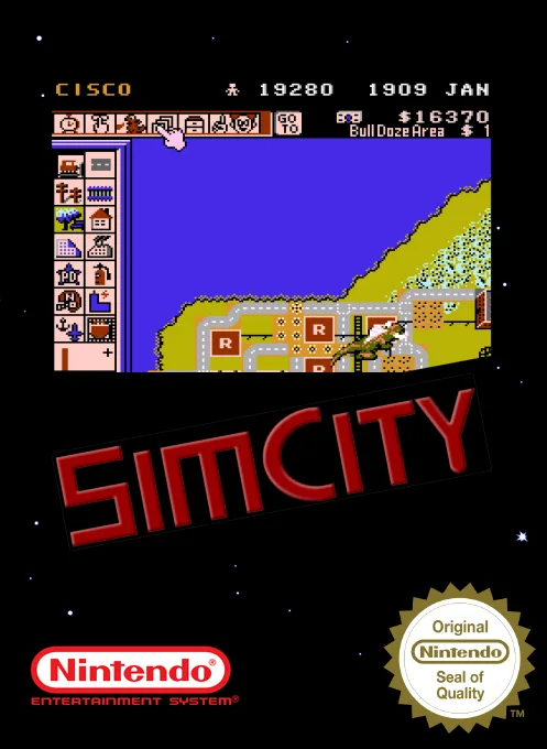 SimCity (NES) Box Art & Cover