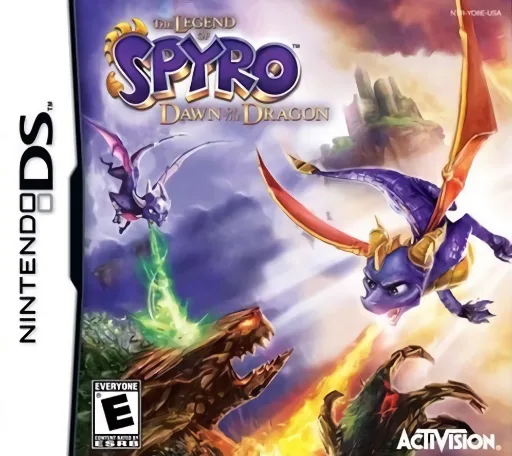 The Legend of Spyro - Dawn of the Dragon (DS) Box Art & Cover