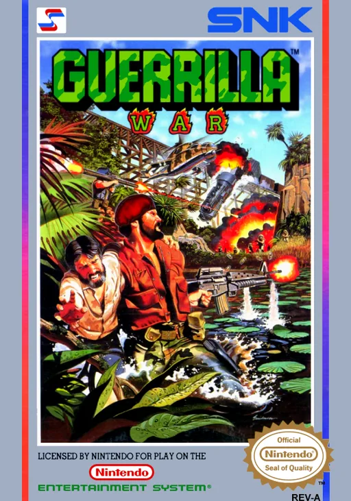 Guerrilla War (NES) Box Art & Cover