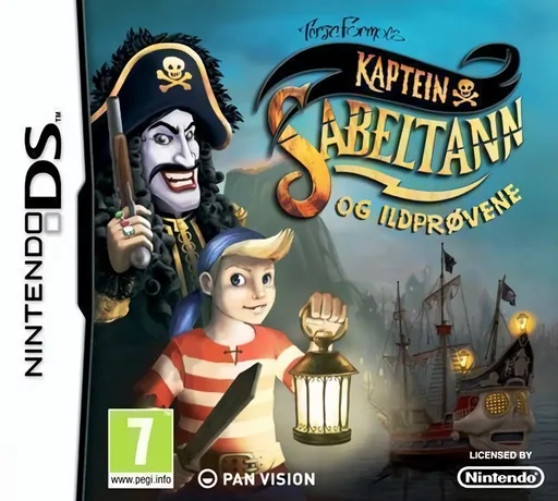 Captain Sabertooth and the Trials by Fire (DS) Box Art & Cover