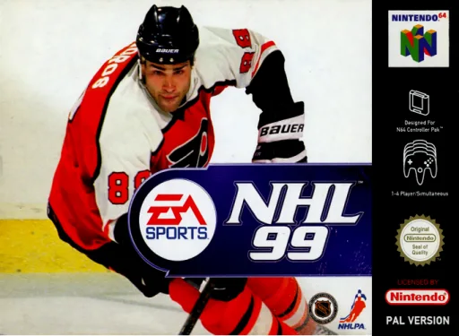 NHL Hockey 99 (N64) Box Art & Cover