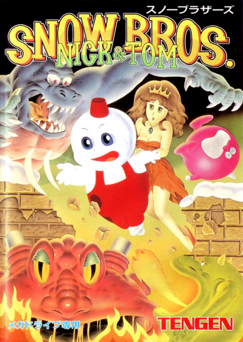 Snow Bros. - Nick & Tom (MD) Box Art & Cover