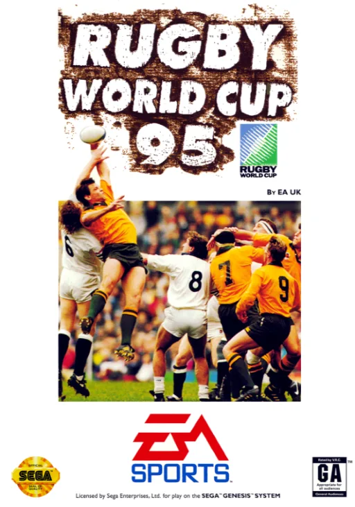 Rugby World Cup 95 (MD) Box Art & Cover