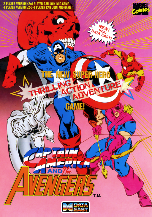 Captain America and The Avengers (Asia Rev 1.4) (ARCADE) Box Art & Cover