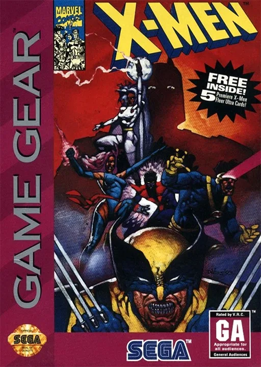 X-Men (GAME GEAR) Box Art & Cover