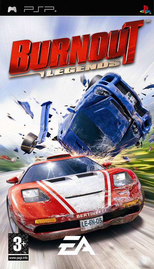 번아웃 레전드 (PSP) Box Art & Cover