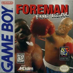 Foreman for Real (GB) Box Art & Cover