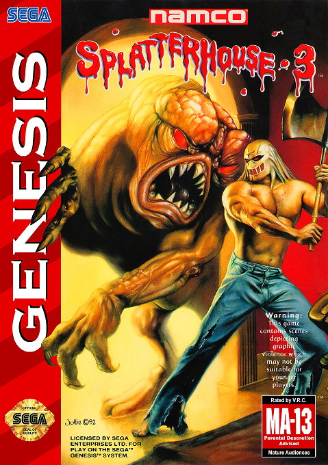 Splatterhouse 3 (MD) Box Art & Cover