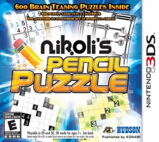 Nikoli's Pencil Puzzle (3DS) Box Art & Cover