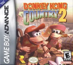 超级大金刚2 Donkey Kong Country 2 (GBA) Box Art & Cover