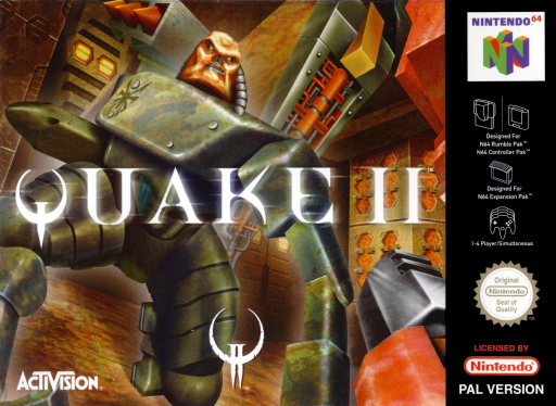 Quake II (N64) Box Art & Cover