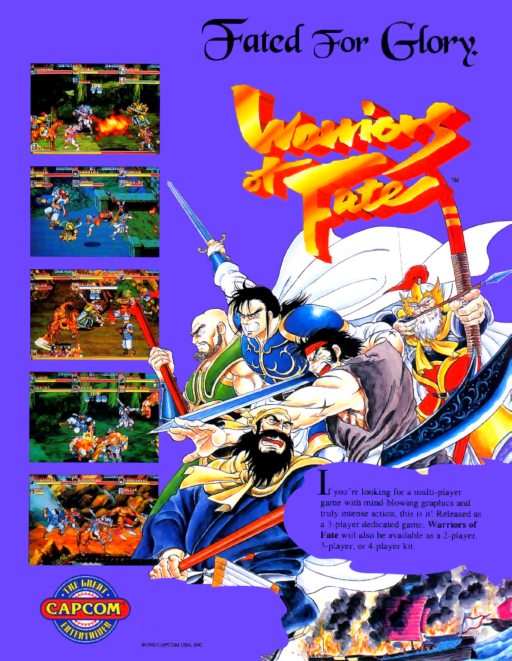 Warriors of Fate (GBC) Box Art & Cover