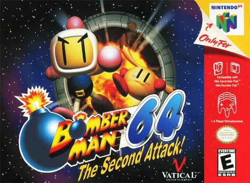 Bomberman 64: The Second Attack (N64) Box Art & Cover
