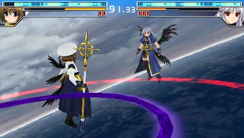 Magical Girl Lyrical Nanoha A's Portable - The Battle of Aces (PSP) Box Art & Cover