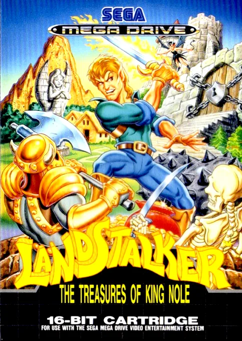 Landstalker - The Treasures of King Nole (MD) Box Art & Cover