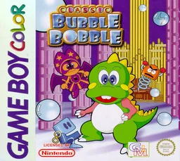 Classic Bubble Bobble (GBC) Box Art & Cover