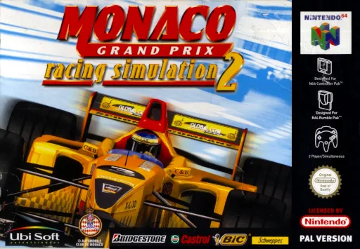 SimRacing 2 - Monaco GP (N64) Box Art & Cover