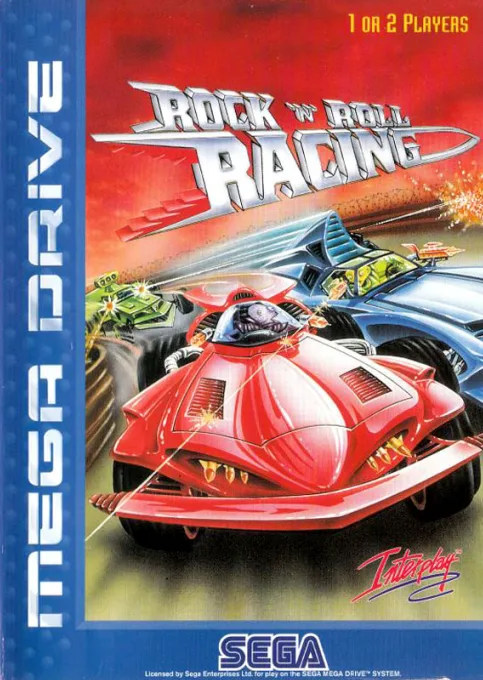 Rock n' Roll Racing (MD) Box Art & Cover