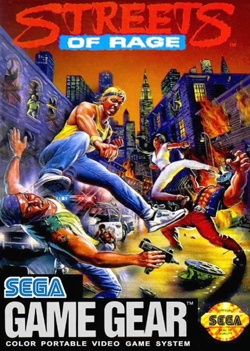 Bare Knuckle ~ Streets of Rage (GAME GEAR) Box Art & Cover
