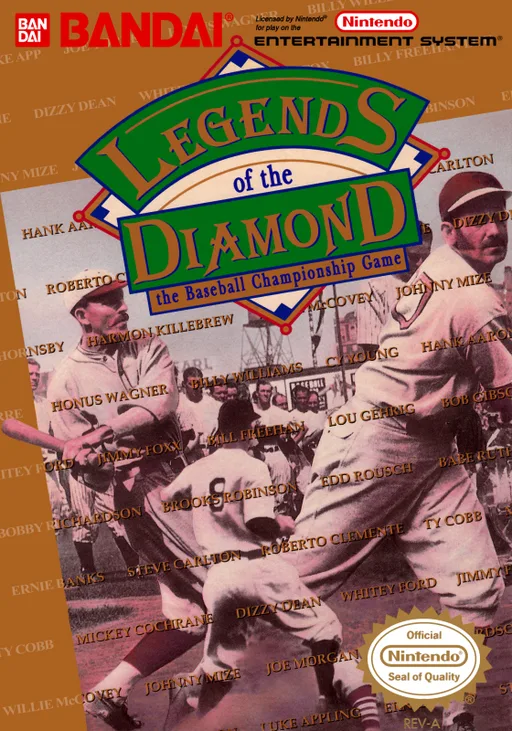 Legends of the Diamond - The Baseball Championship Game (NES) Box Art & Cover