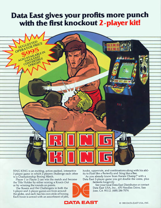 Ring King (US set 1) (ARCADE) Box Art & Cover