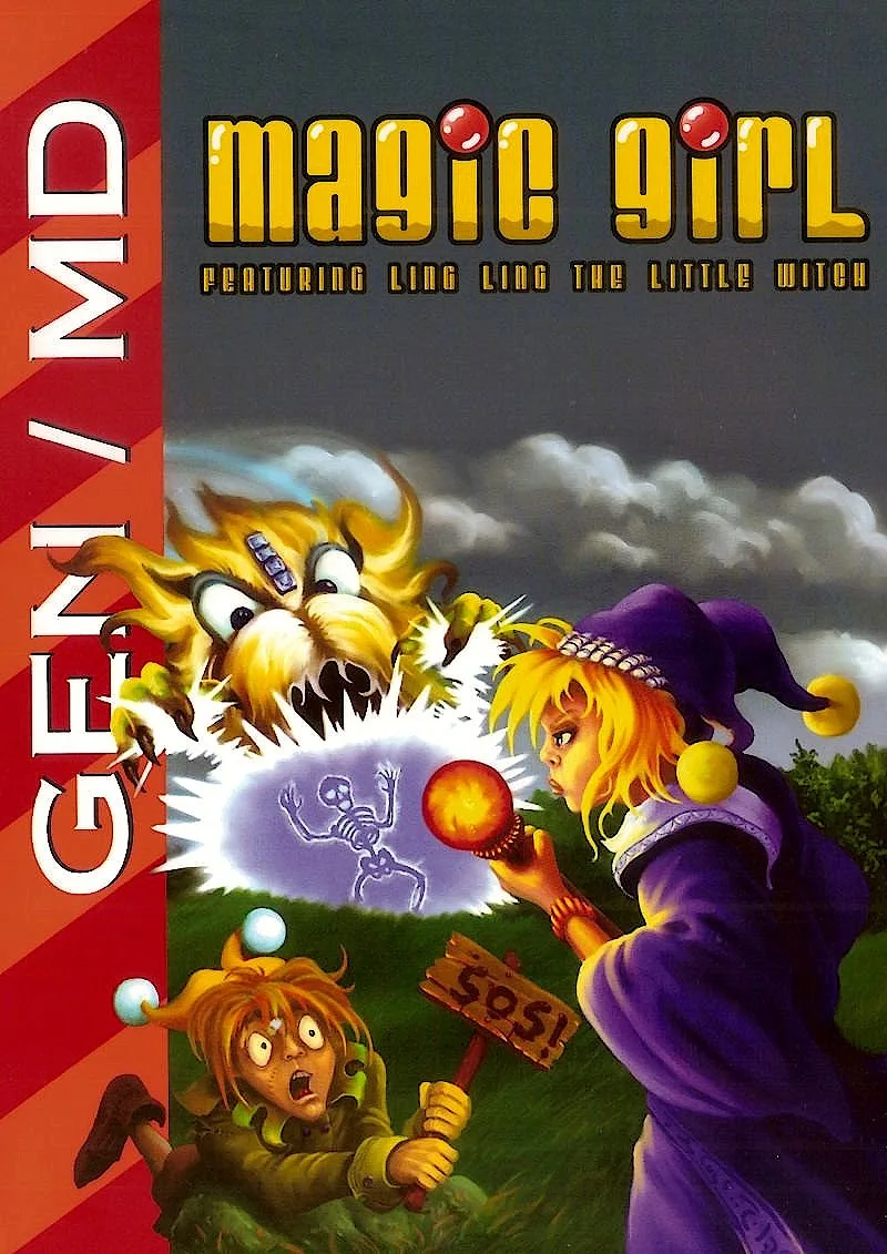 Little Witch Bell (MD) Box Art & Cover