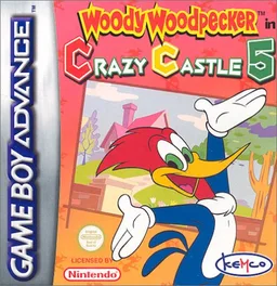 Woody Woodpecker in Crazy Castle 5 (GBA) Box Art & Cover