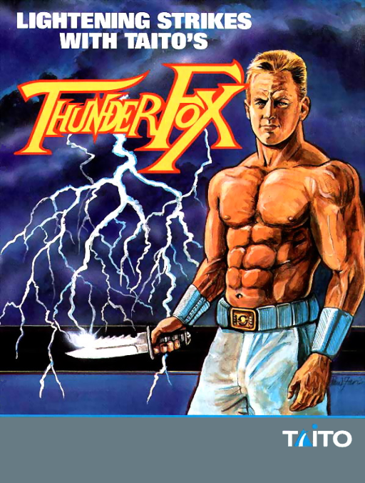Thunder Fox (World, rev 1) (ARCADE) Box Art & Cover