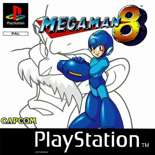 Mega Man 8: Steel Heroes (PS1) Box Art & Cover