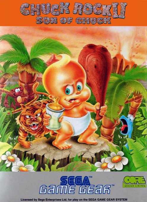 Chuck Rock II - Son of Chuck (MD) Box Art & Cover