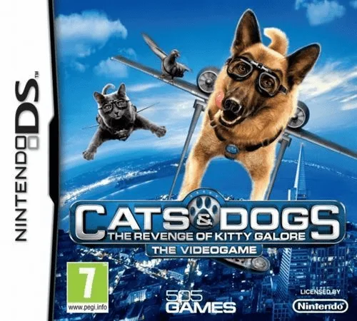 Cats & Dogs - The Revenge of Kitty Galore - The Videogame (DS) Box Art & Cover