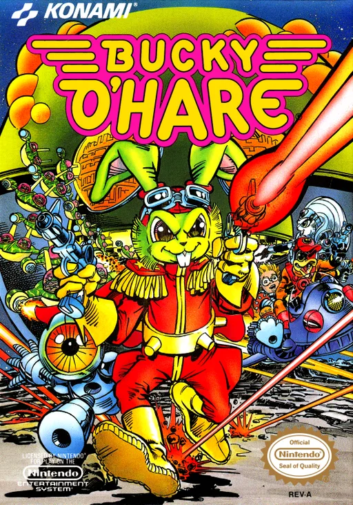 Bucky O'Hare (NES) Box Art & Cover