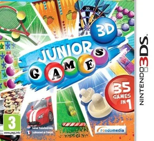 Junior Games 3D (3DS) Box Art & Cover