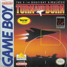 Turn and Burn - The F-14 Dogfight Simulator (GB) Box Art & Cover