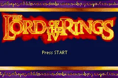 The Lord of the Rings IV - The Fellowship of the Ring (GBA) Box Art & Cover