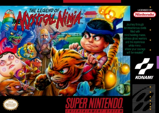 The Legend of the Mystical Ninja (SNES) Box Art & Cover