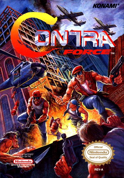 Contra Force (NES) Box Art & Cover