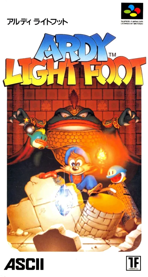 Ardy Lightfoot (SNES) Box Art & Cover