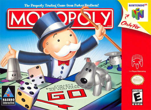 Monopoly (N64) Box Art & Cover