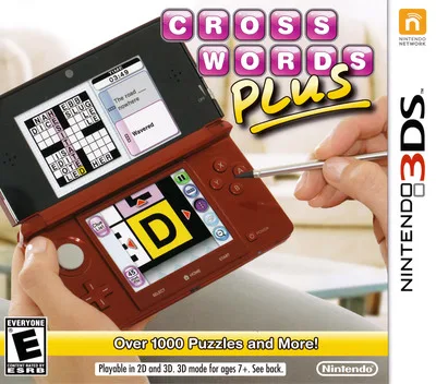 Crosswords Plus (3DS) Box Art & Cover
